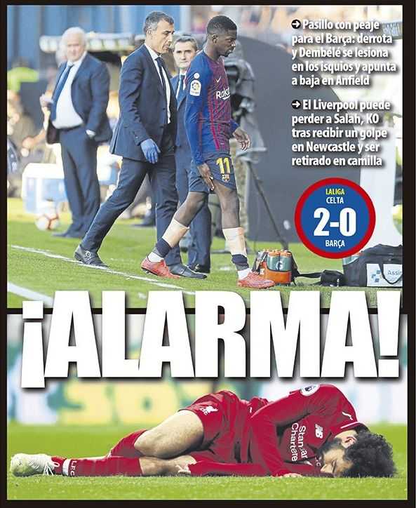 Mundo Deportivo, si fermano Dembelé e Salah: “Allarme” preview