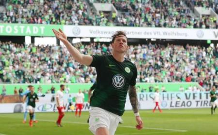 Weghorst Twitter uff Wolfsburg