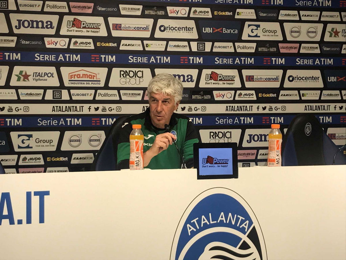 Gasperini: “Dobbiamo ripartire anche in campionato, temo la disperazione del Brescia. Zapata out” article-post
