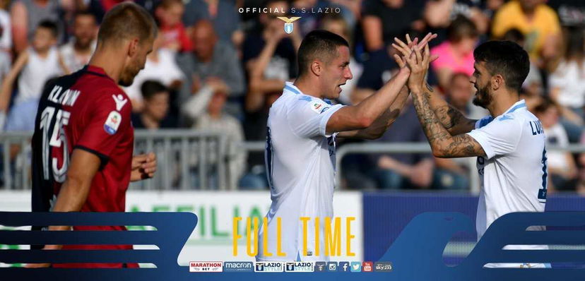 La Lazio sbanca Cagliari e si porta a un punto da Roma e Milan preview
