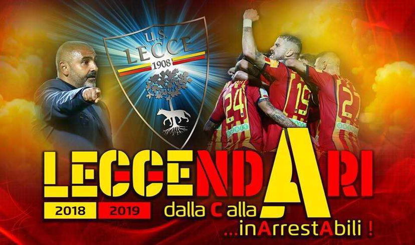 Il Lecce festeggia sui social con l’hashtag: #leggendari preview
