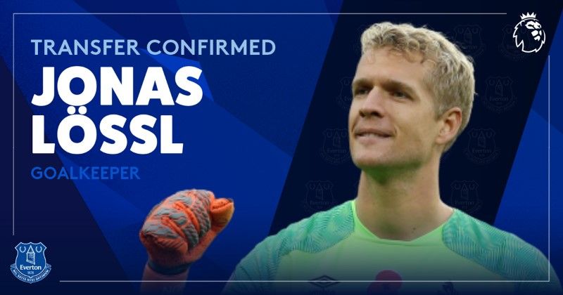 Everton, ufficiale l’arrivo del portiere Jonas Lossl preview