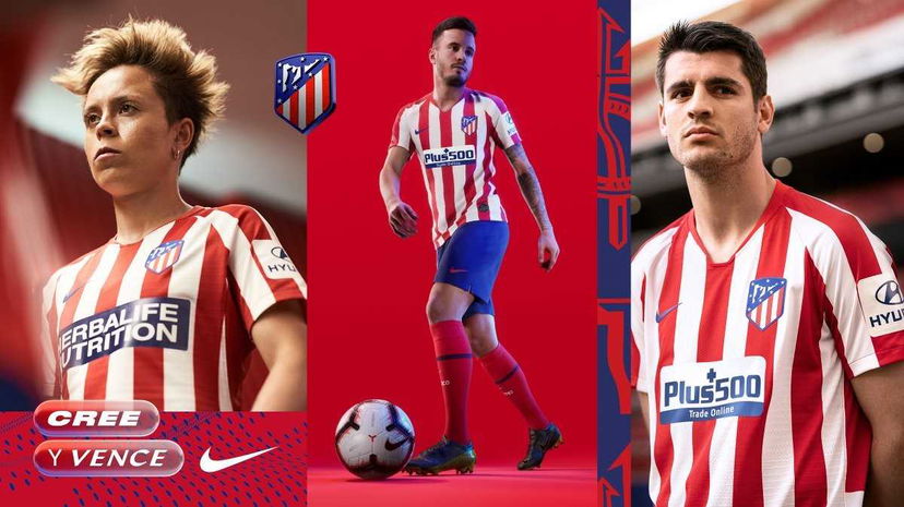 Atletico Madrid, Morata e Saul posano con la nuova maglia preview