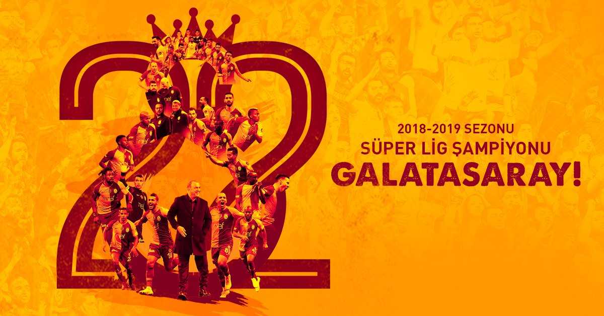 Turchia: Galatasaray campione per la 22ª volta nella sua storia