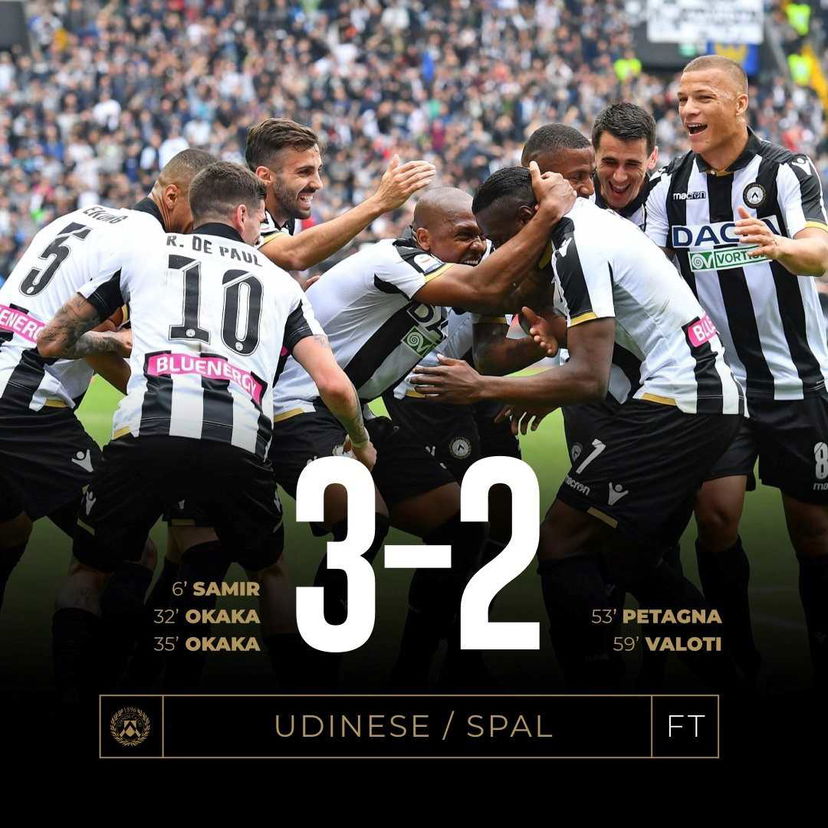 Udinese, importante vittoria in chiave salvezza. Spal battuta 3-2 preview