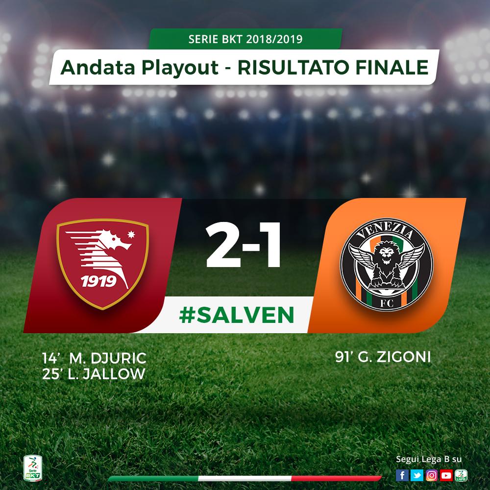 Playout serie B: Zigoni tiene vive le speranze del Venezia, all’Arechi vince la Salernitana 2-1 article-post