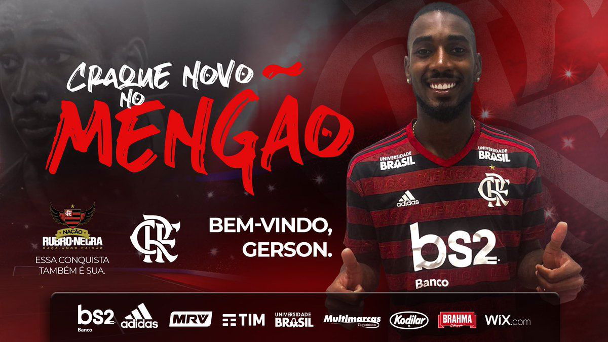 Ora è ufficiale: Gerson dalla Roma al Flamengo, contratto fino al 2023 article-post