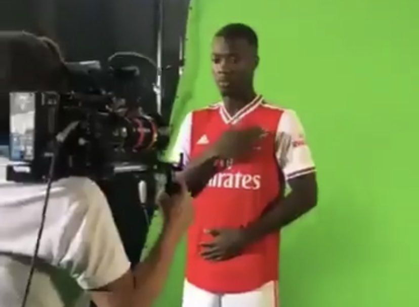 Pepé-Arsenal, ecco le prime immagini in maglia Gunners. Foto e video preview