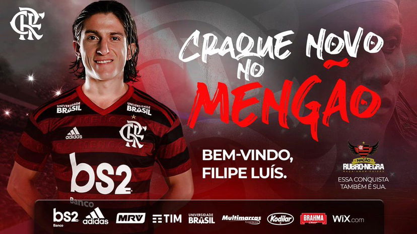 Ufficiale: Flamengo, preso il terzino ex Atletico Filipe Luis preview