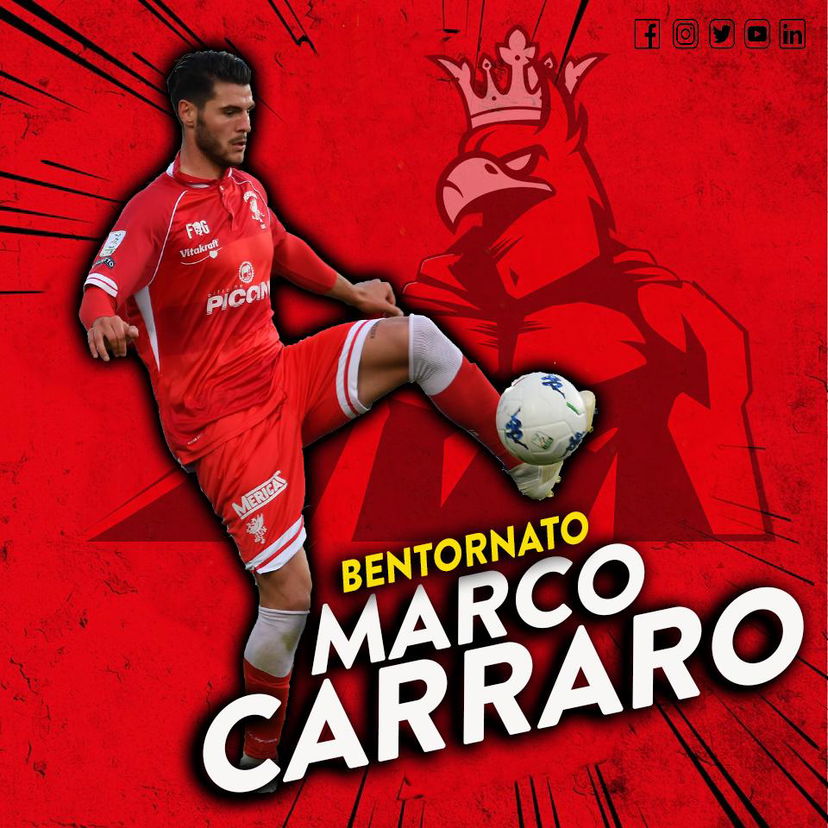 Ufficiale: Perugia, rinnovato il prestito di Carraro dall’Atalanta preview