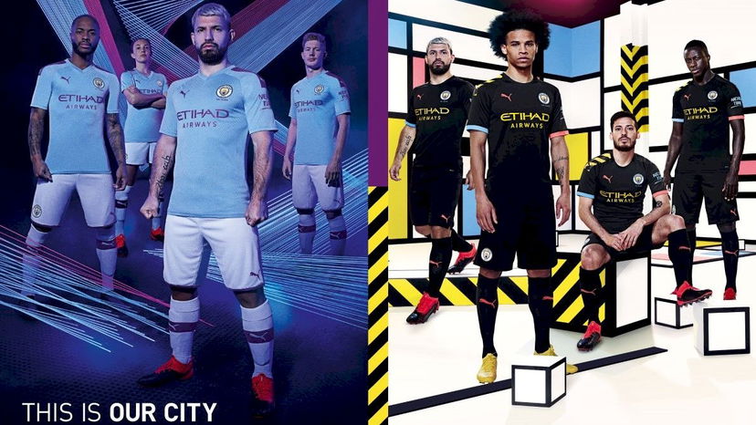 Manchester City, le prime immagini delle nuove maglie preview
