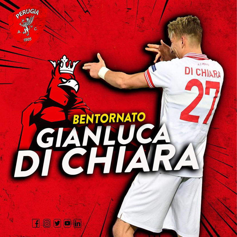 Ufficiale: Perugia, torna Di Chiara e firma il classe 2000 Nzita preview