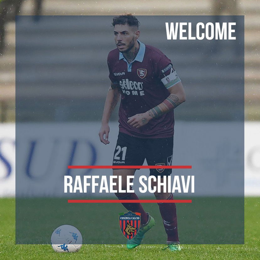 Schiavi al Cosenza: ora è anche ufficiale. Contratto fino al 2021 preview