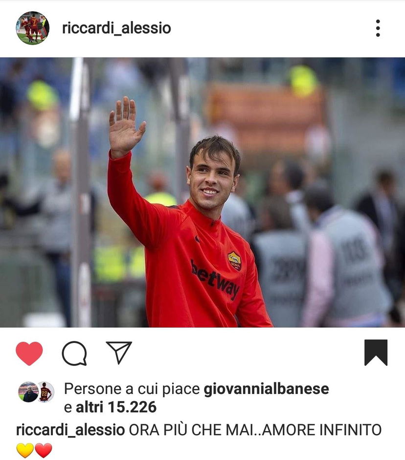 Riccardi, la Juve e quel messaggio social preview