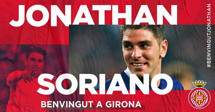 Jonathan Soriano al Girona, è ufficiale: contratto annuale con opzione article-post