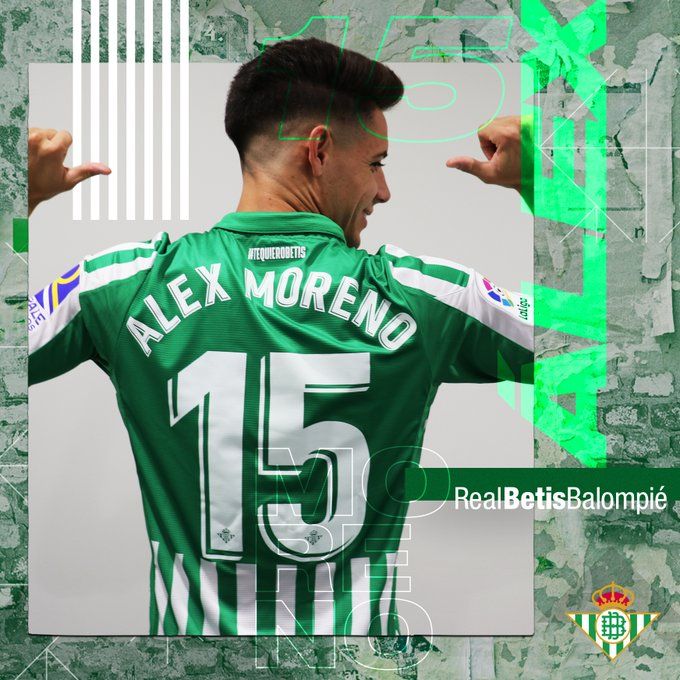 Betis: due club di Premier seguono il terzino Alex Moreno preview