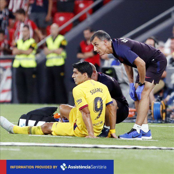 Barcellona, il comunicato sull’infortunio di Suarez preview