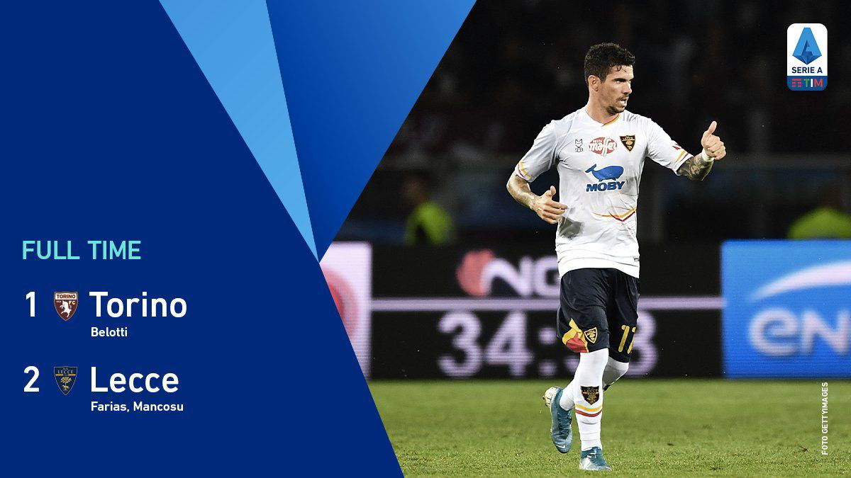 Colpo Lecce, sbancata Torino: Farias e Mancosu piegano i granata. Inter in vetta da sola article-post