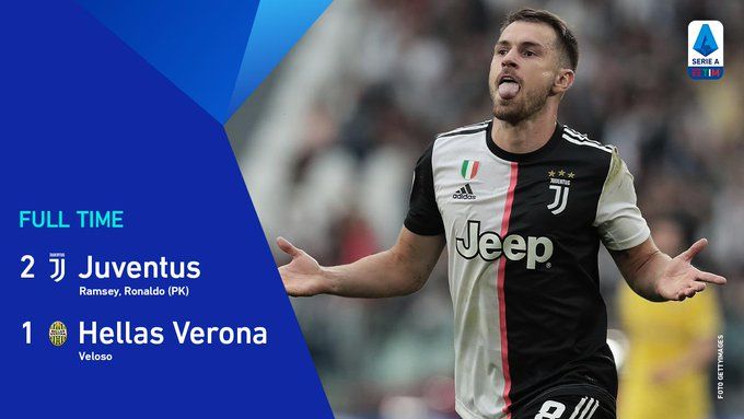 Ramsey e CR7 su rigore piegano un temerario Verona preview