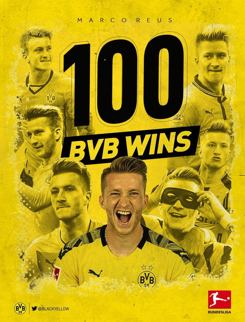 Il Borussia Dortmund celebra il suo capitano: 100esima vittoria in giallonero per Reus preview