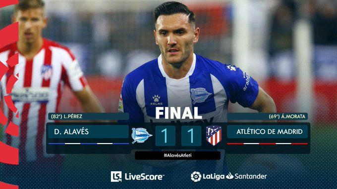 Liga: l’Atletico frena ancora, Morata non basta. Con l’Alaves finisce 1-1 article-post