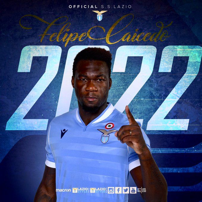 Ora è ufficiale: Lazio, Caicedo rinnova fino al 2022