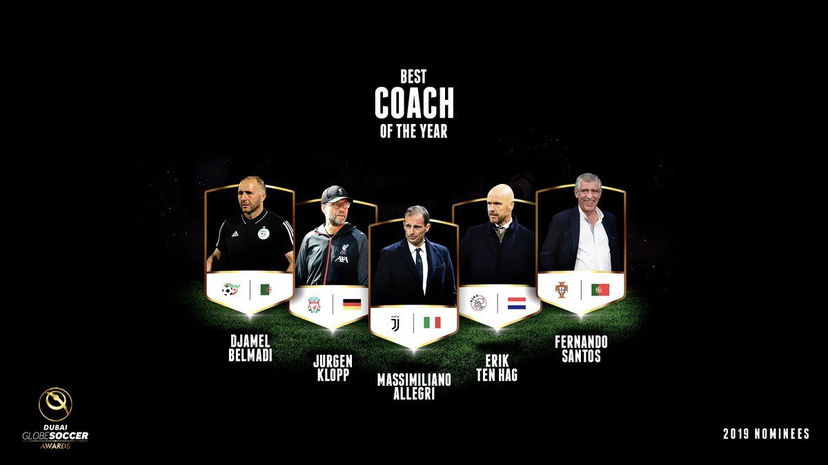Globe Soccer Awards, miglior allenatore: presenti Allegri, Ten Hag e Klopp preview