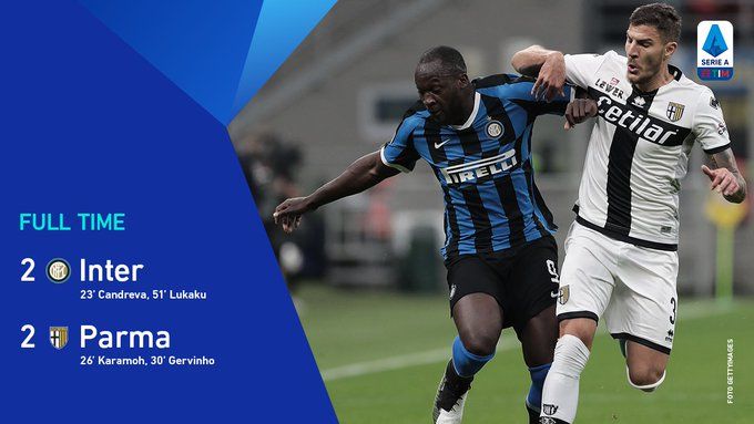 Frena anche l’Inter, Conte sbatte contro il Parma. È 2-2 a San Siro preview