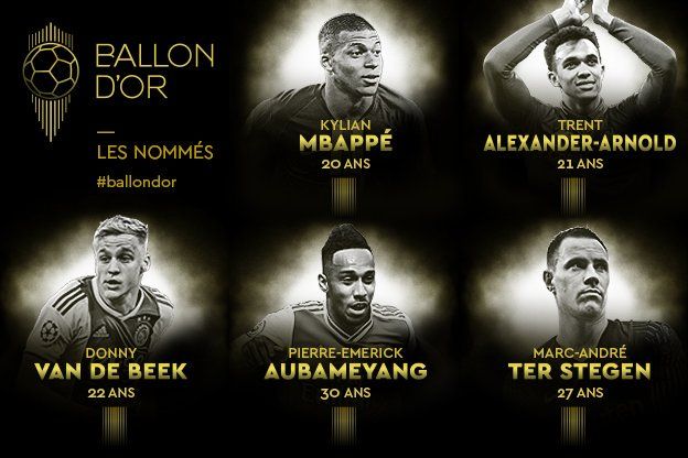 Pallone d’Oro, altri cinque nomi: ok Mbappé, Van De Beek e Ter Stegen preview