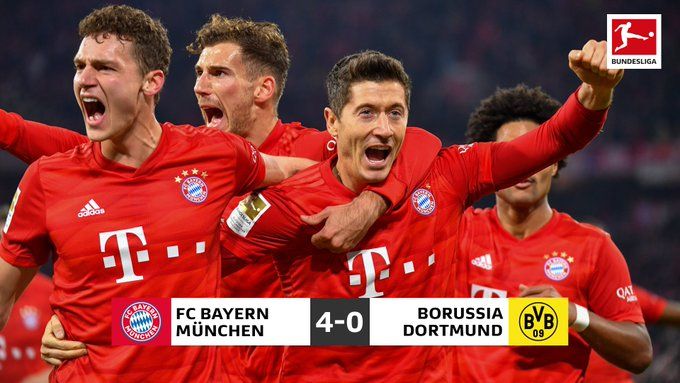 Bundesliga: crolla il Borussia, il Bayern cala il poker nel Klassiker. Doppietta di Lewandowski preview
