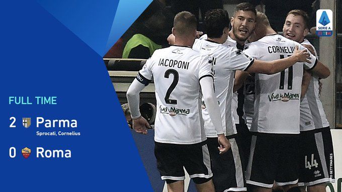 La Roma cade a Parma: 2-0 firmato Sprocati-Cornelius preview