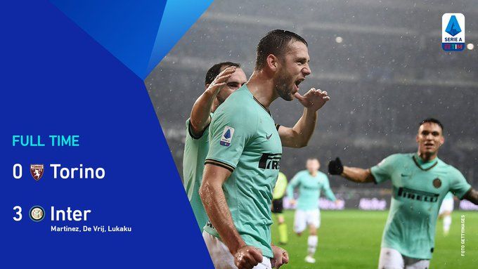 L’Inter risponde alla Juve: tris al Toro con Lautaro, De Vrij e Lukaku. Escono per infortunio Belotti e Barella preview