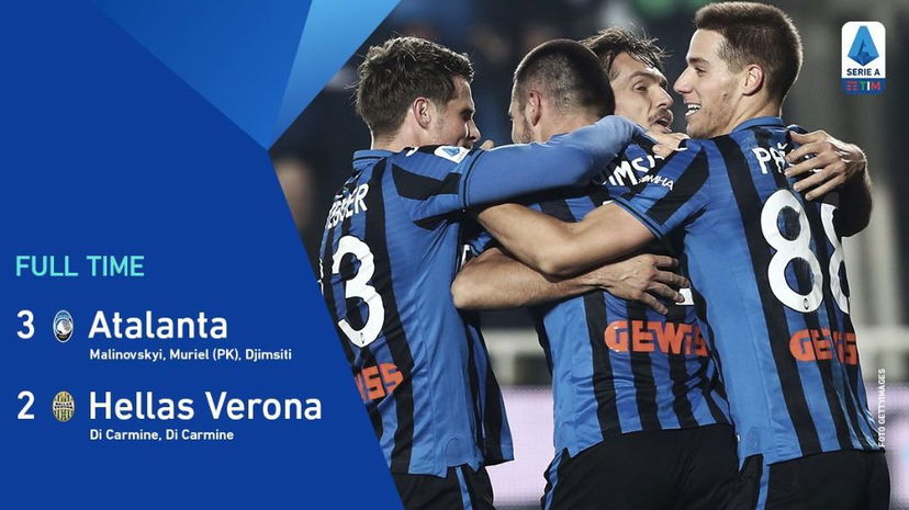 Djimsiti all’ultimo respiro: l’Atalanta ribalta il Verona. A Juric non basta un super Di Carmine preview