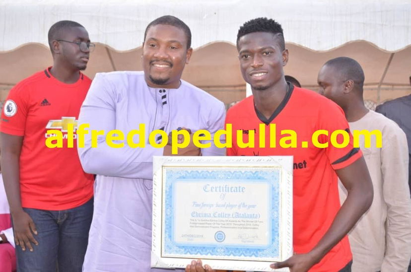 Colley premiato come miglior calciatore gambiano all’estero preview