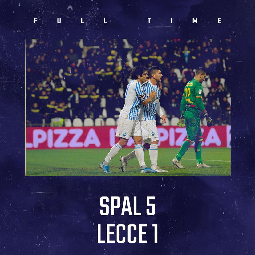 Coppa Italia: super Spal, Lecce travolto 5-1. Agli ottavi ci sarà il Milan preview