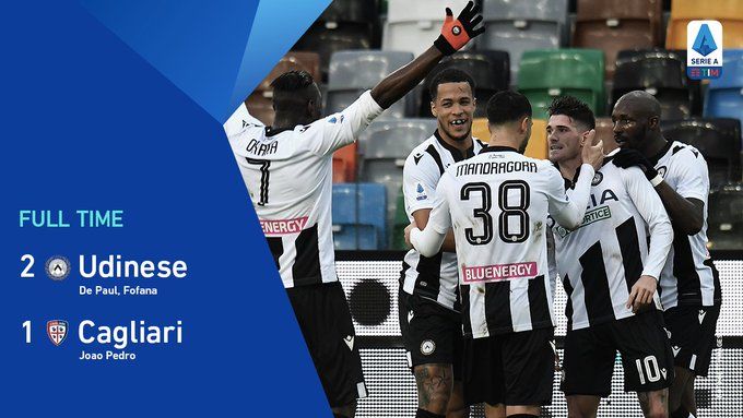 Cade ancora il Cagliari: De Paul e Fofana lanciano l’Udinese preview