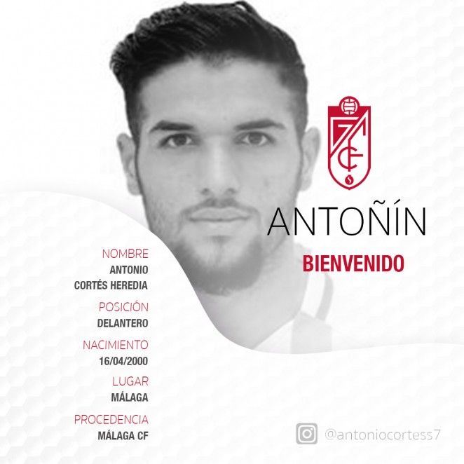 Ufficiale: colpo Granada, acquistato l’attaccante Antoñin dal Malaga preview