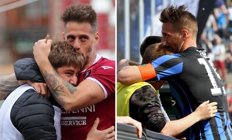Denis, doppietta e abbraccio al figlio. La Reggina sui social: “Hey Atalanta, ti ricorda qualcosa?” article-post