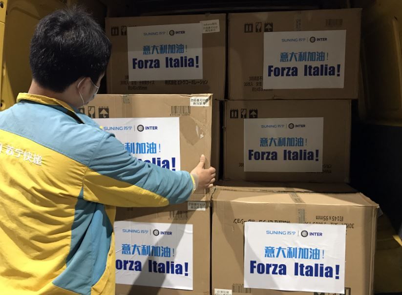 Inter, consegnate 300mila mascherine alla Protezione Civile. Il comunicato article-post