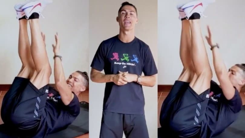 CR7 lancia la sfida social: 142 addominali in 45 secondi! E Matuidi risponde… preview