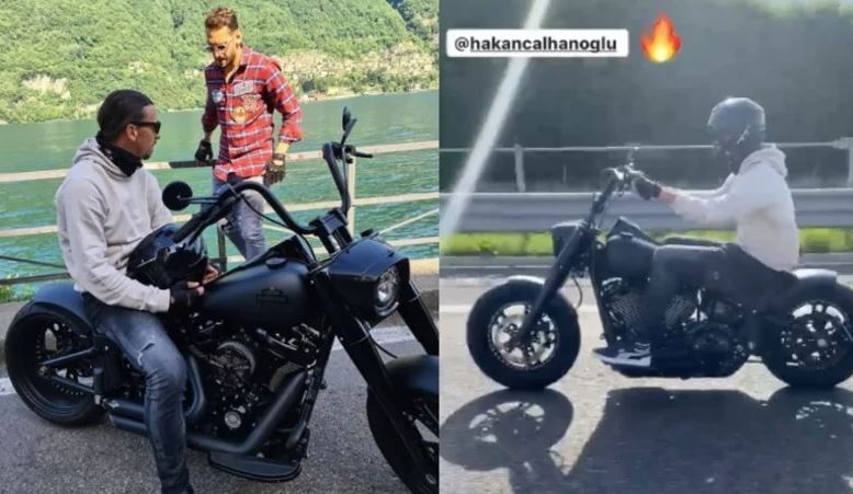 Ibra, gita in moto sul lago di Como in compagnia di Calhanoglu. Le immagini preview