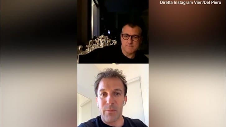Del Piero: “Volevo fare la diretta il 5 maggio.” La risposta di Vieri: “Tu non vuoi farmi dormire la notte” preview