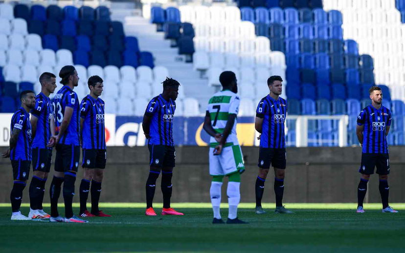Atalanta-Sassuolo: prima della gara, il toccante minuto di silenzio sulle note di Facchinetti preview
