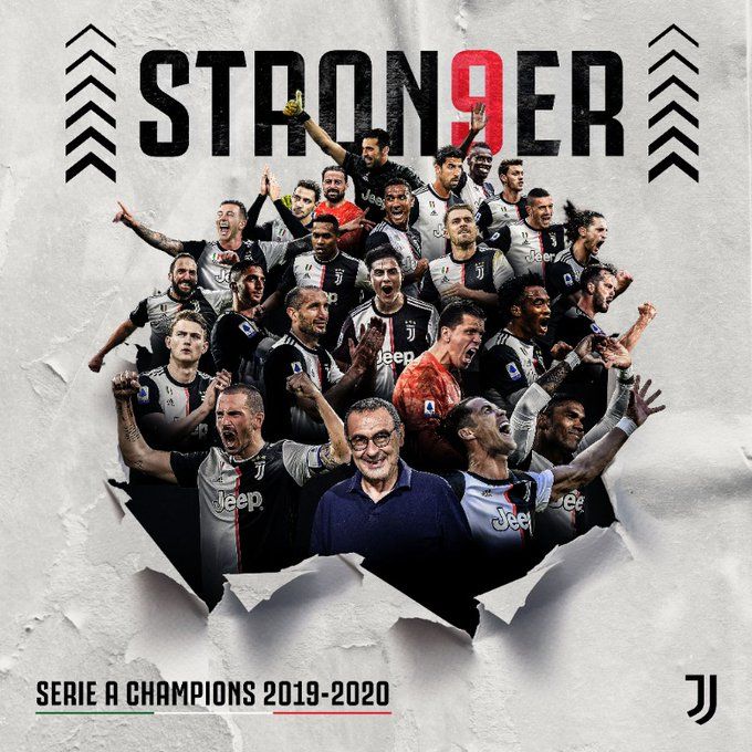 La Juventus festeggia lo Scudetto sui social article-post