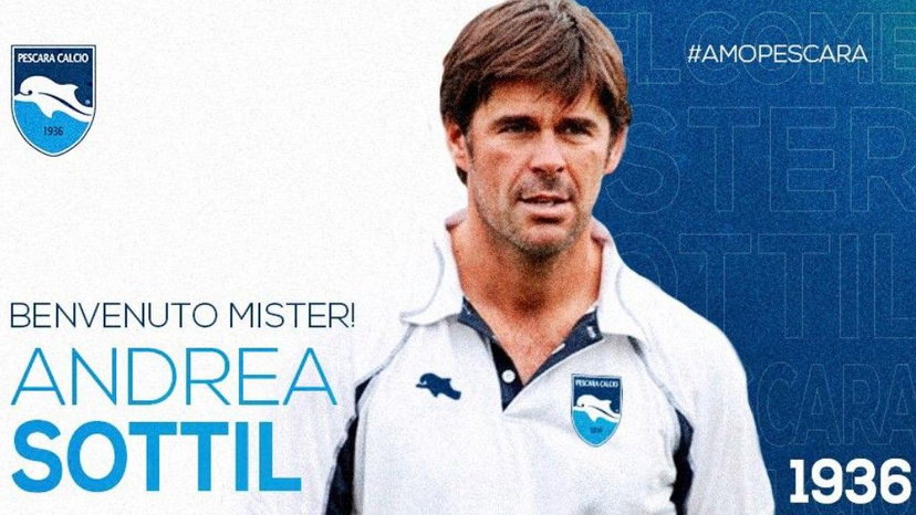 Ora è anche ufficiale: Pescara, arriva Andrea Sottil. Il comunicato preview