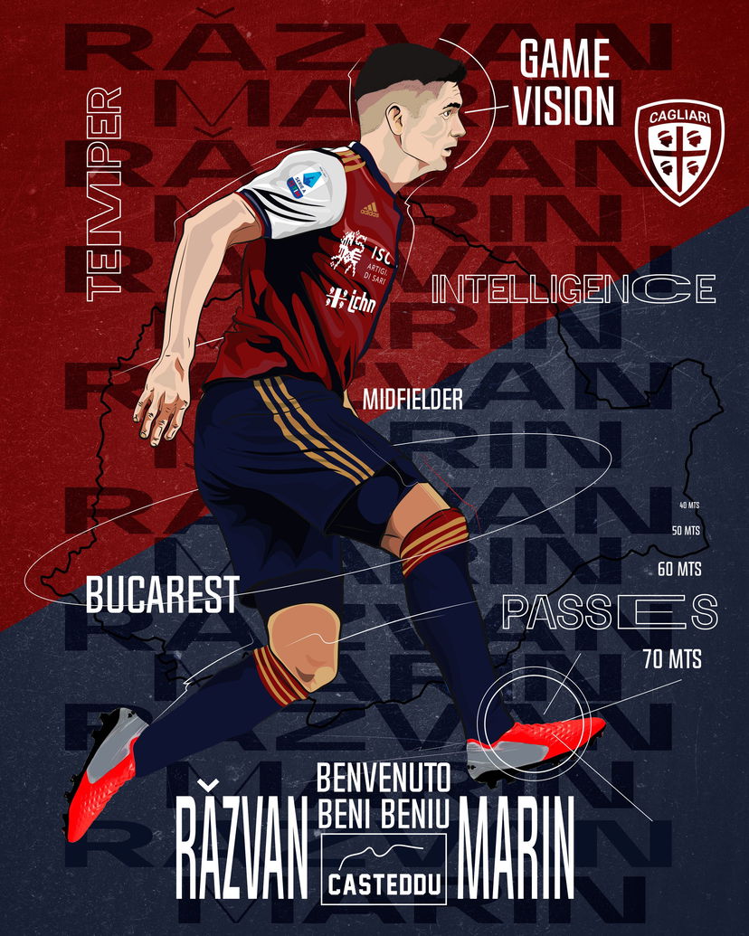 Marin: “Sono felice di essere al Cagliari” preview