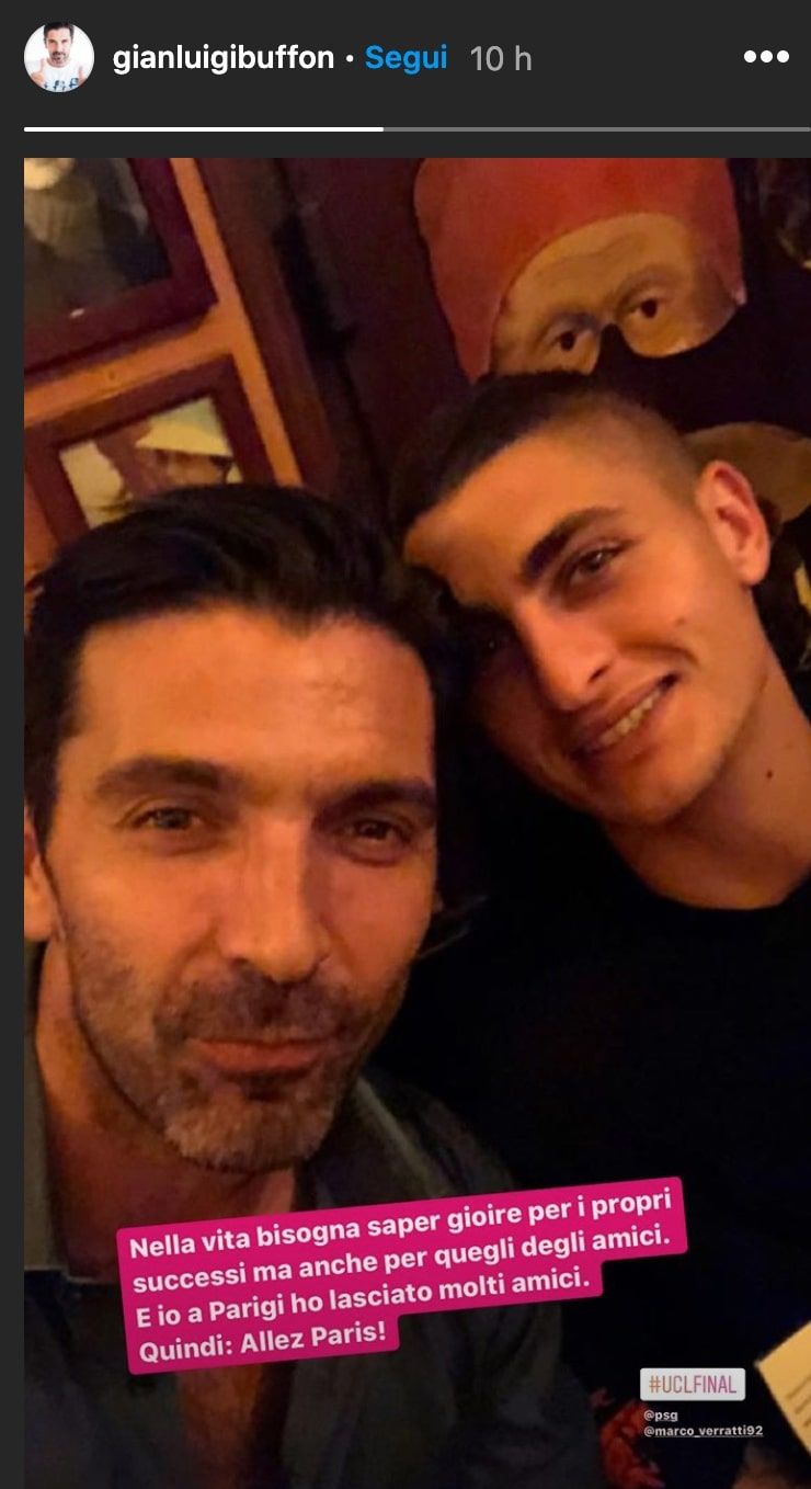 Buffon: “A Parigi ho lasciato degli amici, oggi tifo per loro” preview