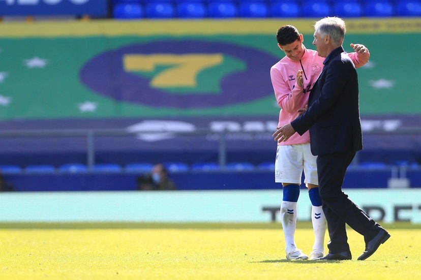 Everton, Ancelotti: “Abbiamo reagito bene al gol iniziale. James? Ama giocare con noi” preview