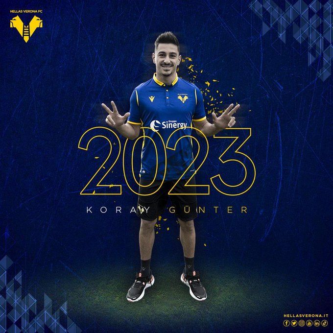 Ufficiale: Gunter all’Hellas Verona fino al 2023 preview