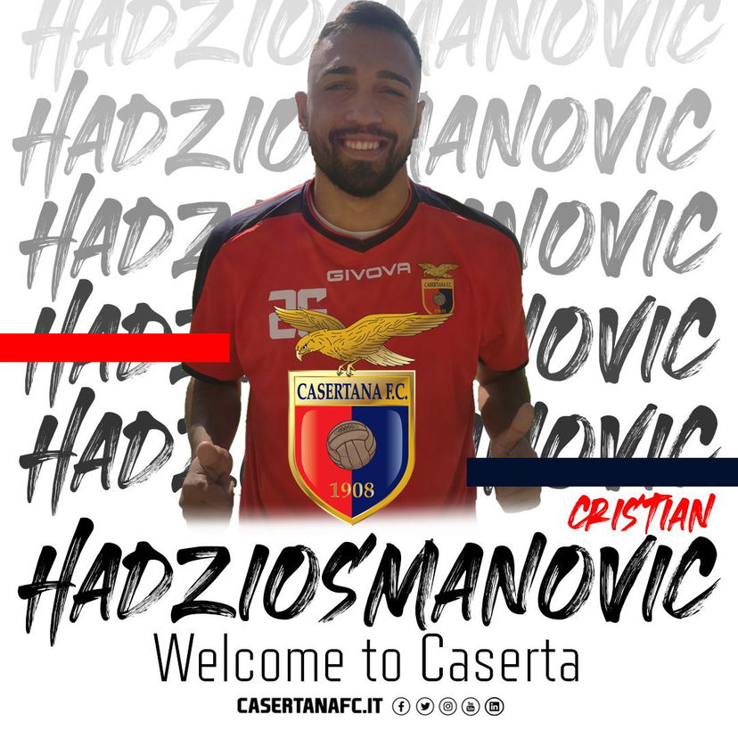 Ufficiale: Casertana, ecco Hadziosmanovic in prestito dalla Sampdoria preview